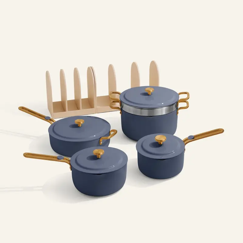 Essentials Pot Set – 5-Piece Stainless Steel Cookware Collection 3