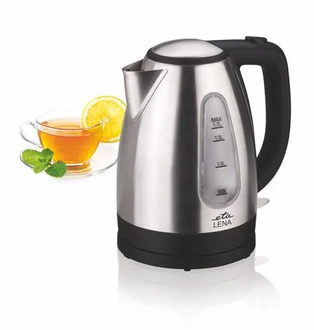 Eta Lena 1.7L Stainless Steel Electric Kettle – Fast-Boil, Cordless Base 1