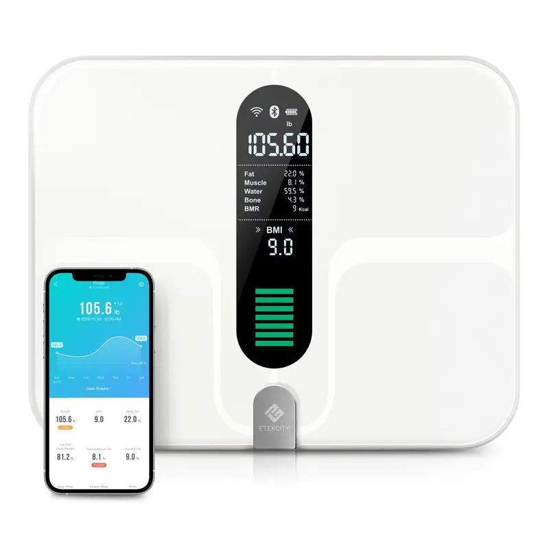 Etekcity Esf00+ Smart Body Scale – Bluetooth-Enabled Fitness Tracker For Weight & Bmi Analysis 1