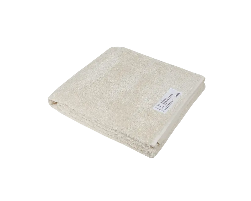 Extra-Large Heavy-Weight Bath Sheet – Bone White 1