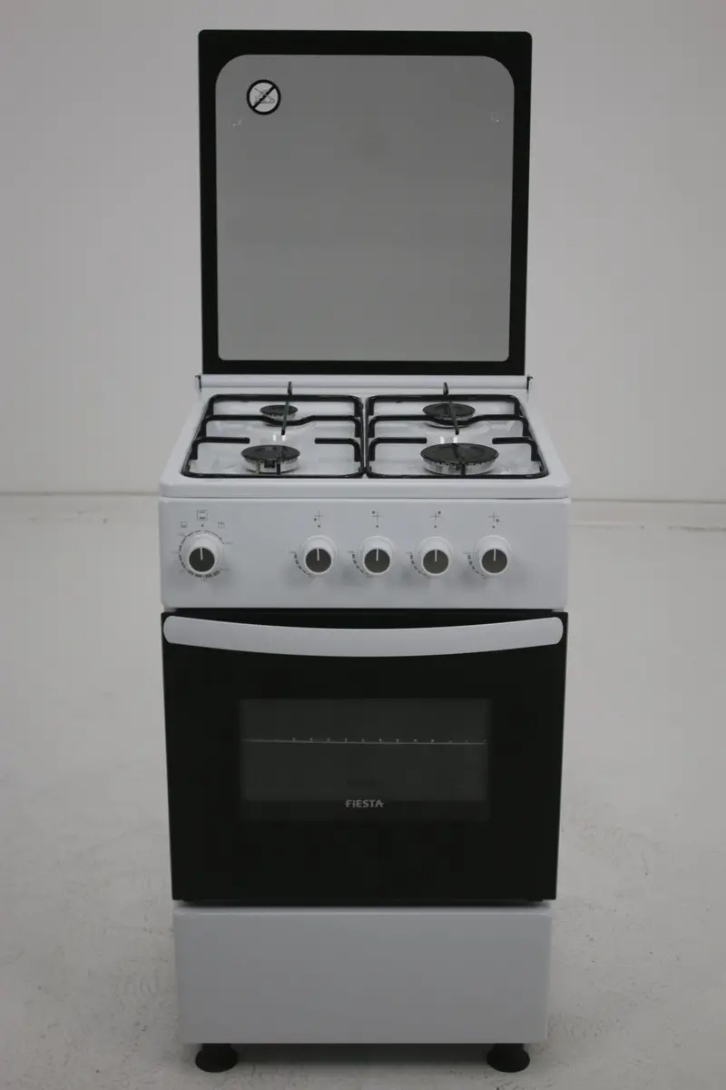 Fiesta F6060 60Cm Gas Cooker – White Finish 1
