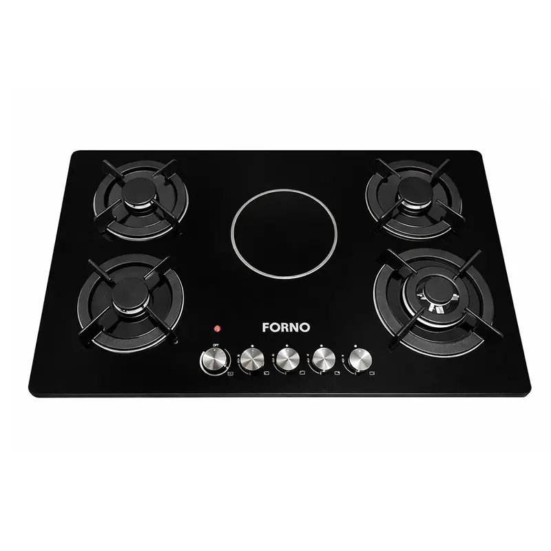 Forno 5-Burner Hybrid Cooktop (Gas + Electric) – Ms-905Eg 1