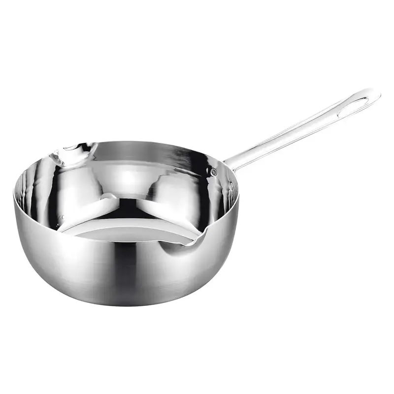 Fujinosu Elec Master Pro Yukihira Saucepan – 3-Ply Stainless Steel Induction Pan 1
