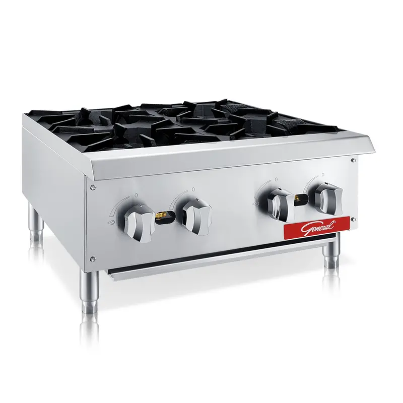 Gchp-24-4 Four-Burner Heavy-Duty Hot Plate – 100,000 Btu Power 1