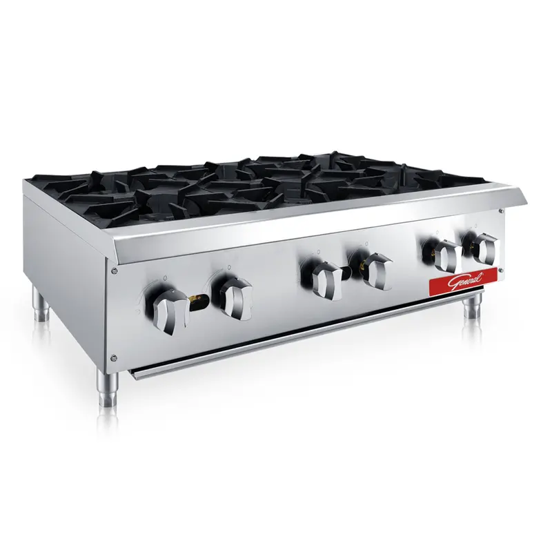 Gchp-36-6 Six-Burner Industrial Hot Plate – 150,000 Btu Capacity 1
