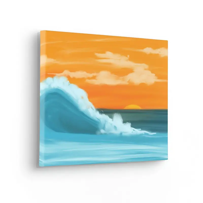 Gentle Breeze Serene Canvas Wall Art 1