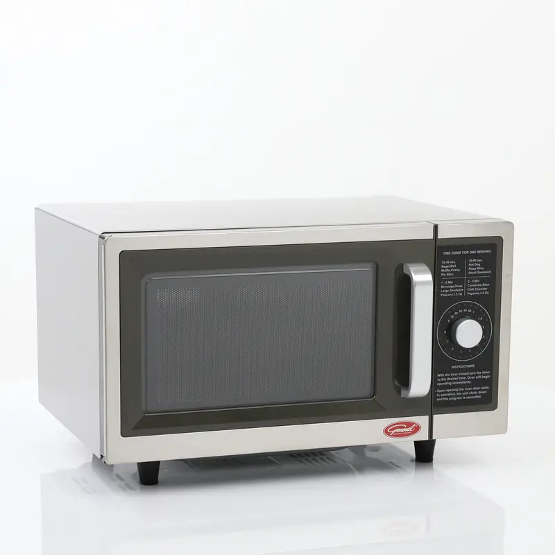 Gew1000D Commercial Microwave – Stainless Steel Countertop Model With Dial Control 1