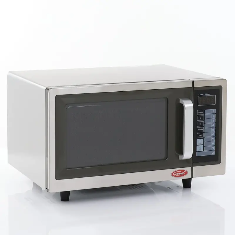 Gew1000E Digital Commercial Microwave – 120V, 1000W Touchpad Stainless Steel Oven 1