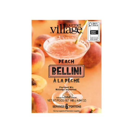Gourmet Village Peach Bellini Cocktail Mix 1