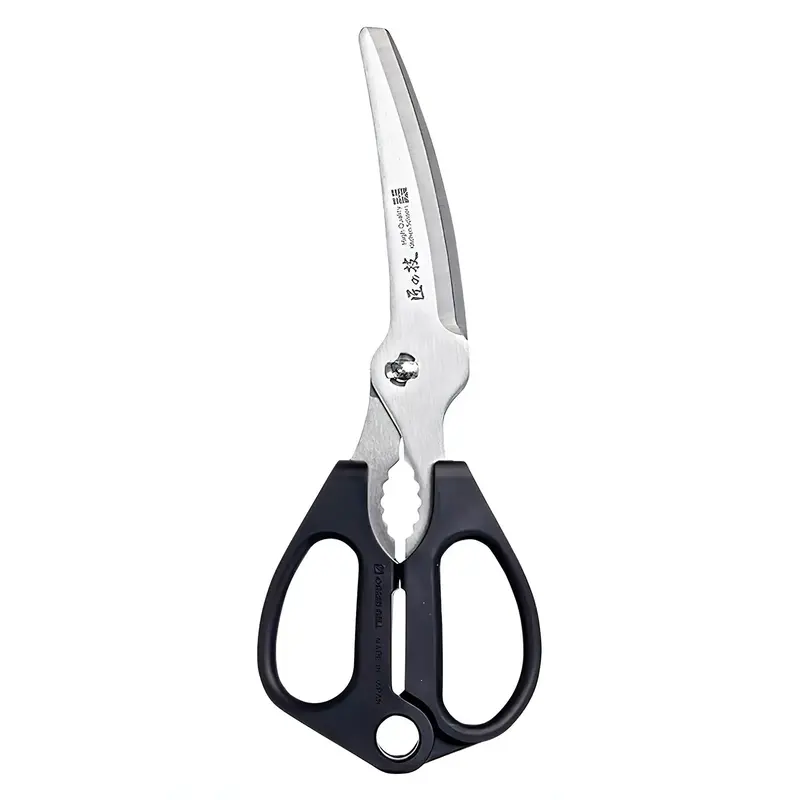 Green Bell Takuminowaza Pull-Cut Stainless Steel Kitchen Shears 1