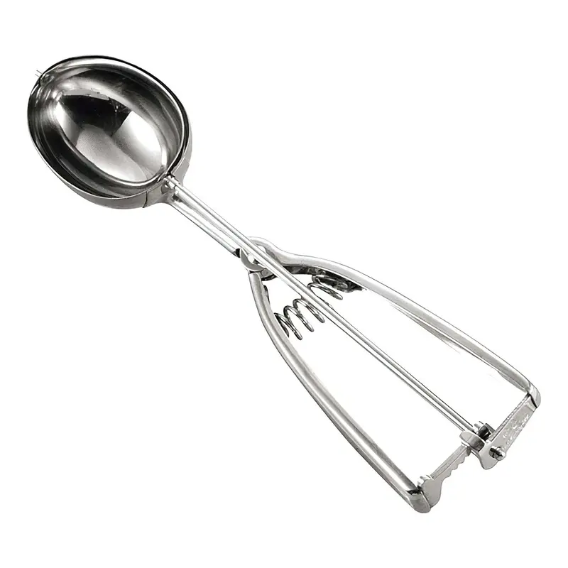 Gs Lemon-Contoured Stainless Steel Ice Cream Scoop 1
