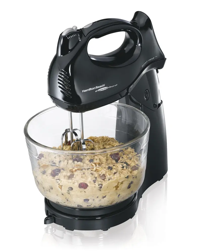 Hamilton Beach 64698 Power Deluxe Hand And Stand Mixer – Black, Versatile 2-In-1 Design 1