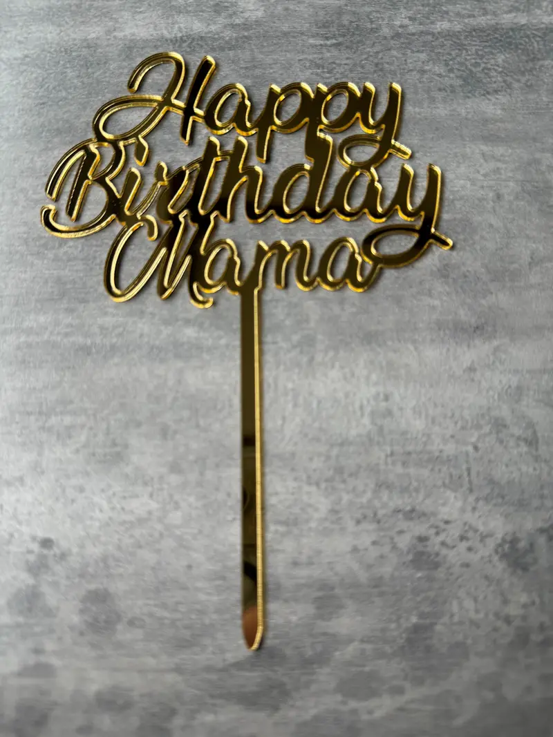 Happy Birthday Mama Cake Topper – Thoughtful Mom-Celebration Decor 1