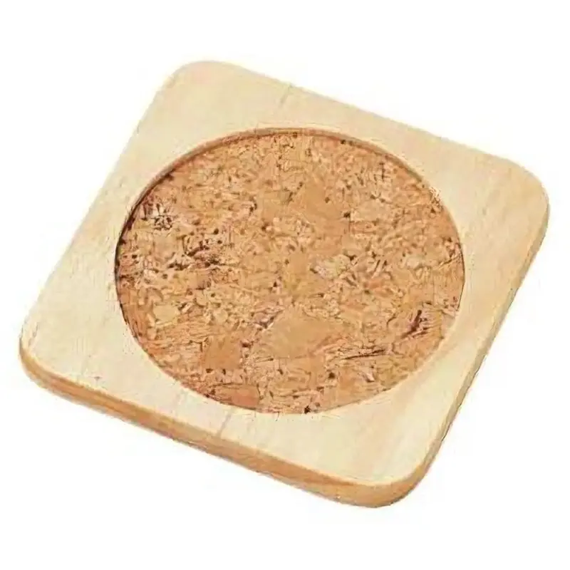 Hayashi Imanity Solid Wood Square Coaster – Rustic Japanese Craftsmanship 1