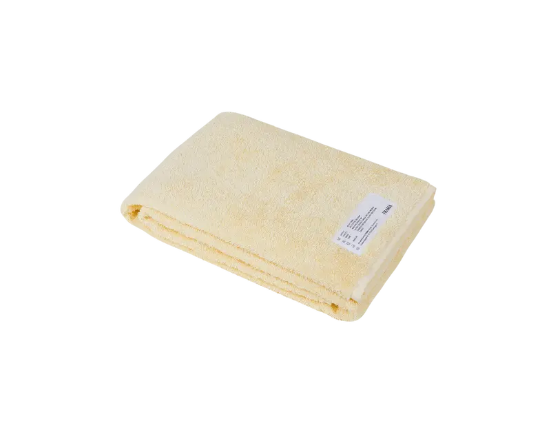 Heavy-Weight Pale Yellow Bath Towel 1