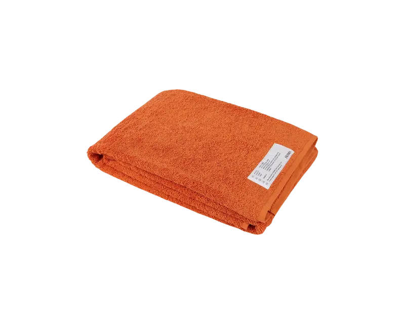 Heavyweight Burnt Orange Bath Towel | Plush Finish 1