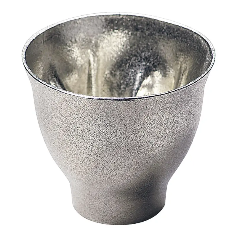 Hiracle Tin Sakura Guinomi Sake Cup – Traditional Style 1