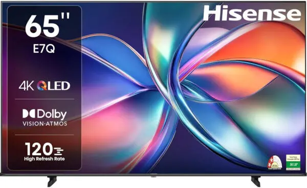 Hisense 65E7Q 65-Inch Qled 4K Smart Tv – Ultra Hd Display With Built-In Wi-Fi & Voice Control 1
