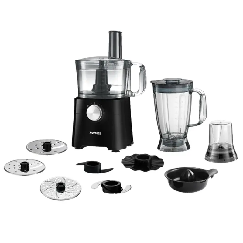Homage Hfp-711A1 6-Cup Food Processor With Multiple Attachments 1
