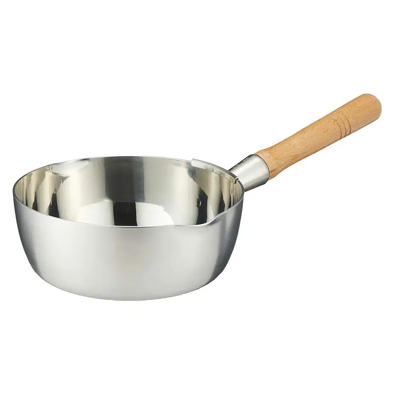 Honma Seisakusho 3-Ply Clad Yukihira Saucepan – Stainless Steel 1