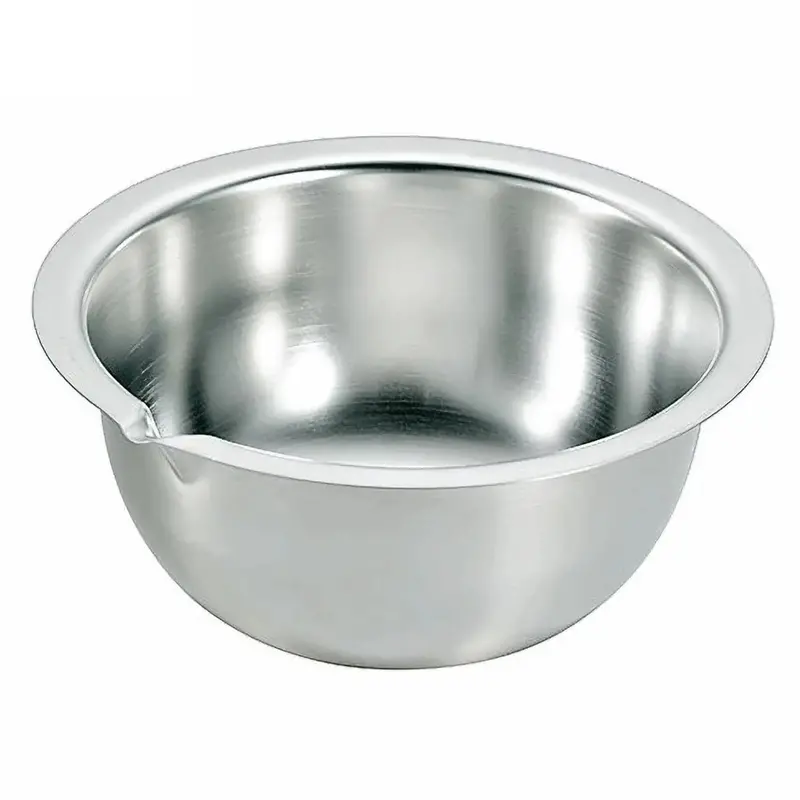 Honma Seisakusho Stainless Steel Mixing Bowl With Precision Pour Spout 1