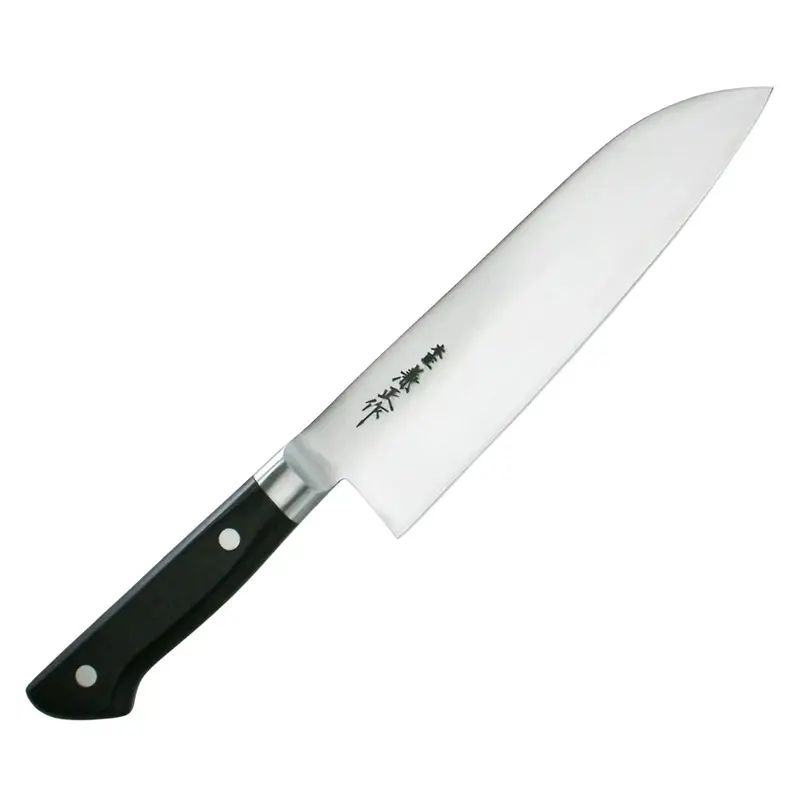 Honsho Kanemasa 180Mm Carbon Steel Santoku Knife 1