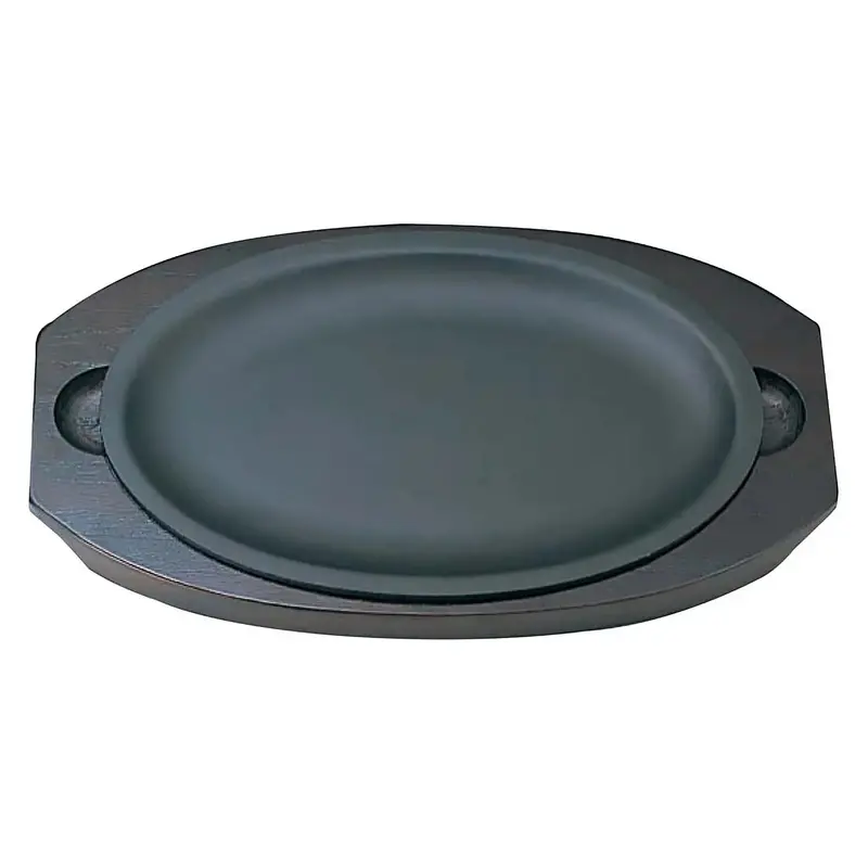 Ikeda 3-Ply Stainless Steel Oval Sizzler Platter – Balanced Thermal Performance & Corrosion Resistance 1