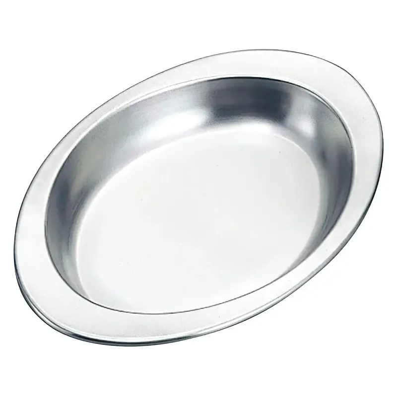 Ikeda Antibacterial Oval Stainless Steel Bento Plate 1