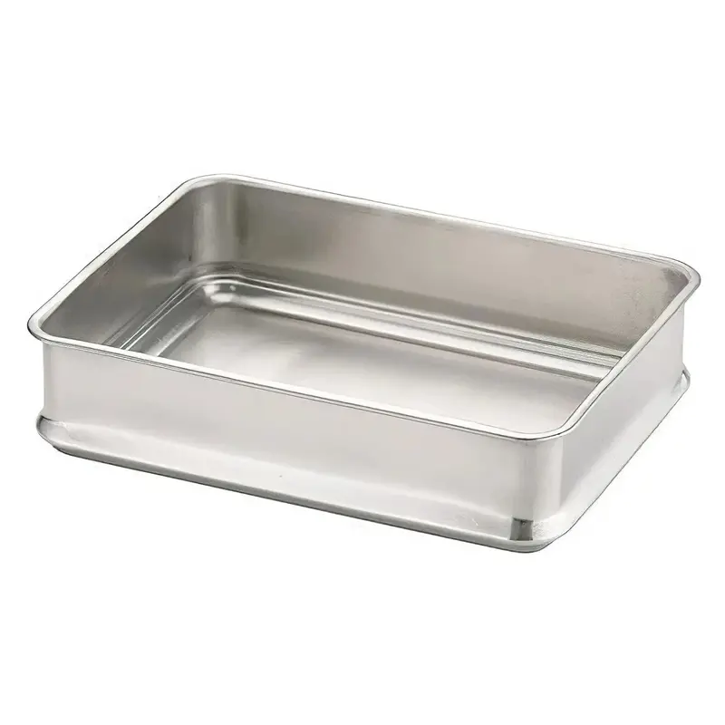Ikeda Antibacterial Stainless Steel Stackable Tray 1