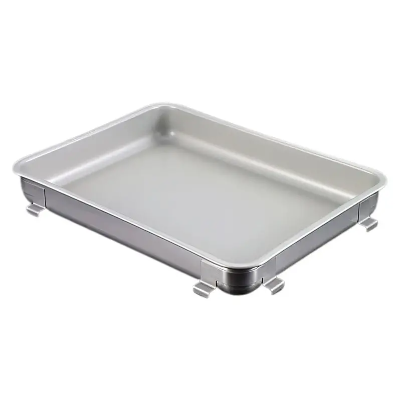 Ikeda Antibacterial Stainless Steel Tray With Nonstick Coating 1