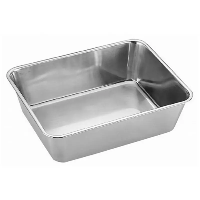 Ikeda Eco-Clean Stainless Steel Deep Utility Tray 1