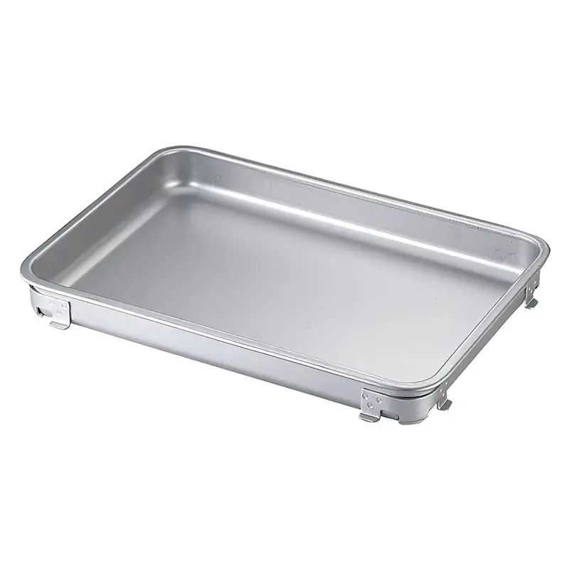 Ikeda Ecoclean Aluminum Gyoza & Perishable Food Tray – Stackable Design 1
