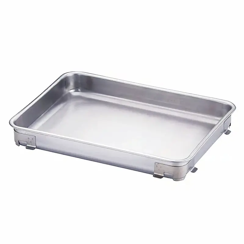 Ikeda Ecoclean Stainless Steel Perishable Storage Tray – Space-Saving Stackable Unit 1