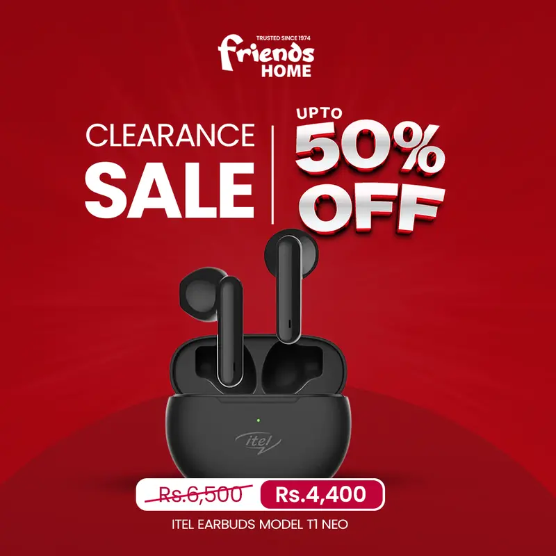 Itel T1 Neo Bluetooth Earbuds With Comfort Fit Design 1