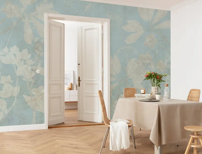 Jardins Sur Papier Garden Illustration Mural Wallpaper 1