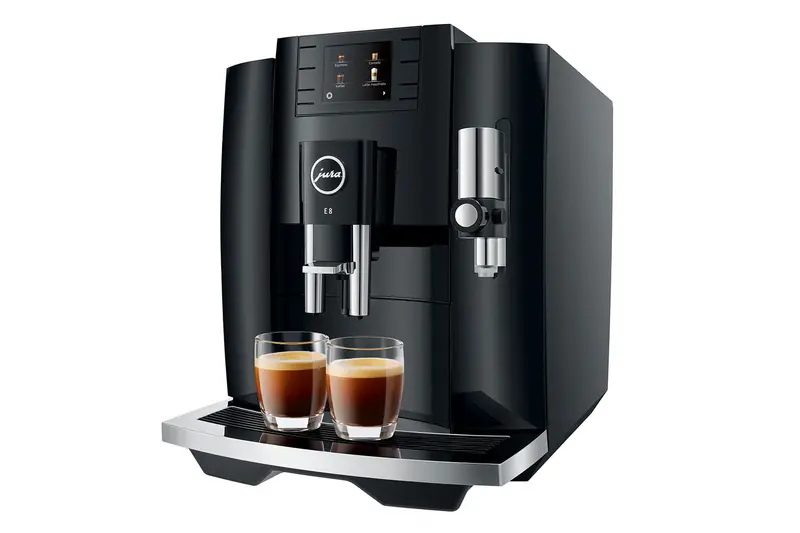 Jura E8 Piano Black Fully Automatic Coffee Machine 1