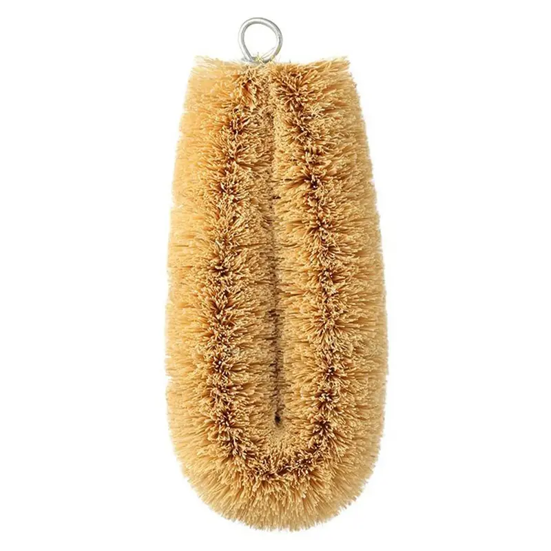 Kamenoko Long-Handle Palm Tawashi – Extended-Reach Kitchen Scrubber 1