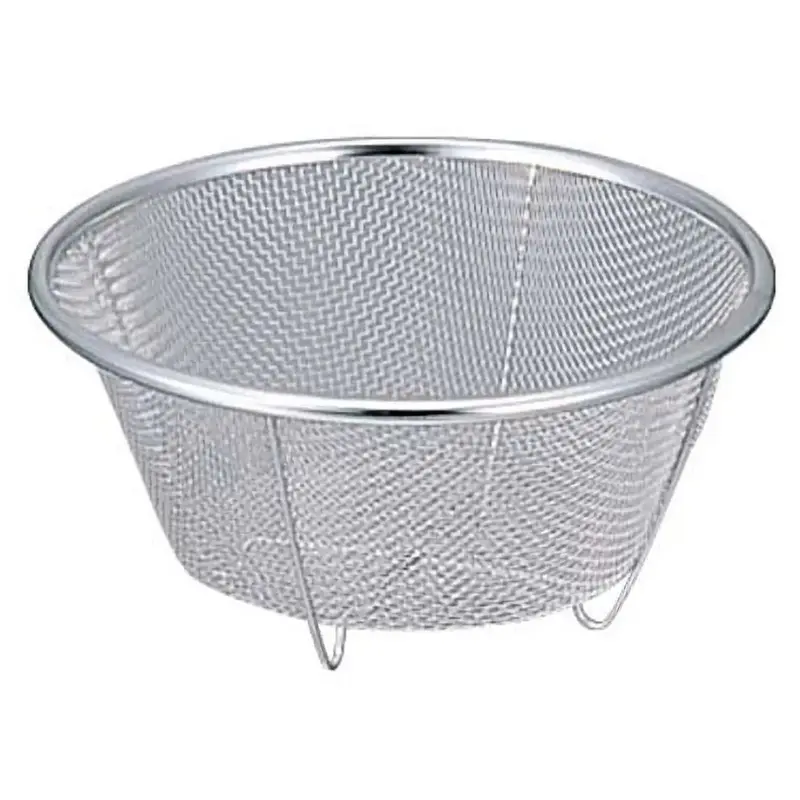 Kanai Kogyo Compact Stainless Steel Mini Colander With Feet 1