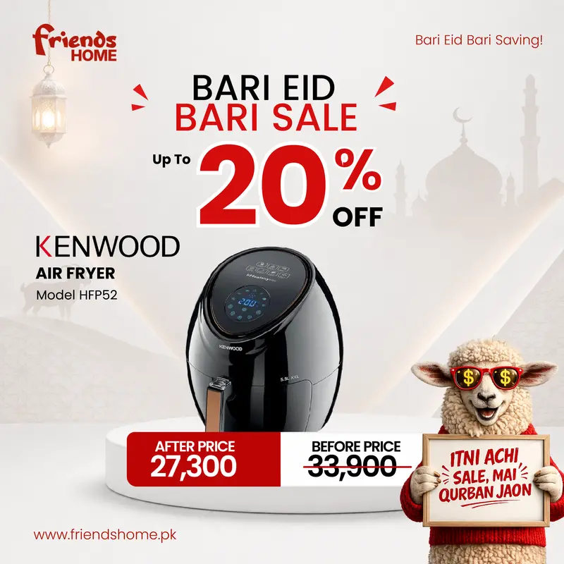 Kenwood Digital Air Fryer Hfp52 1