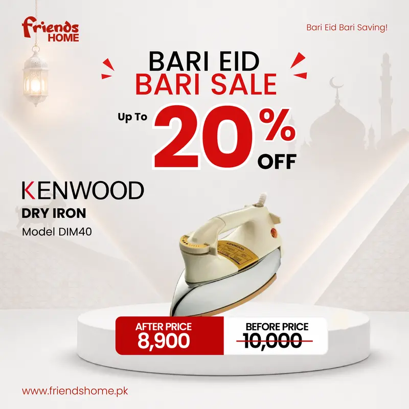 Kenwood Dim-40 Lightweight Dry Iron With Anti-Drip System 1