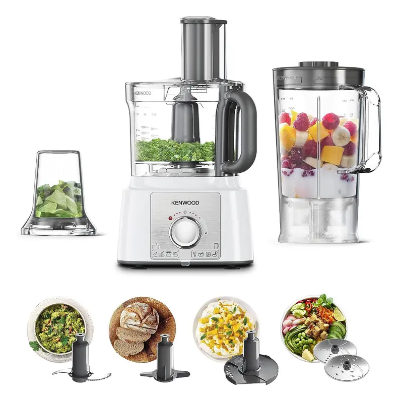 Kenwood Fdp65.400Wh 6-Cup Food Processor With Pulse & Chop Functions 1