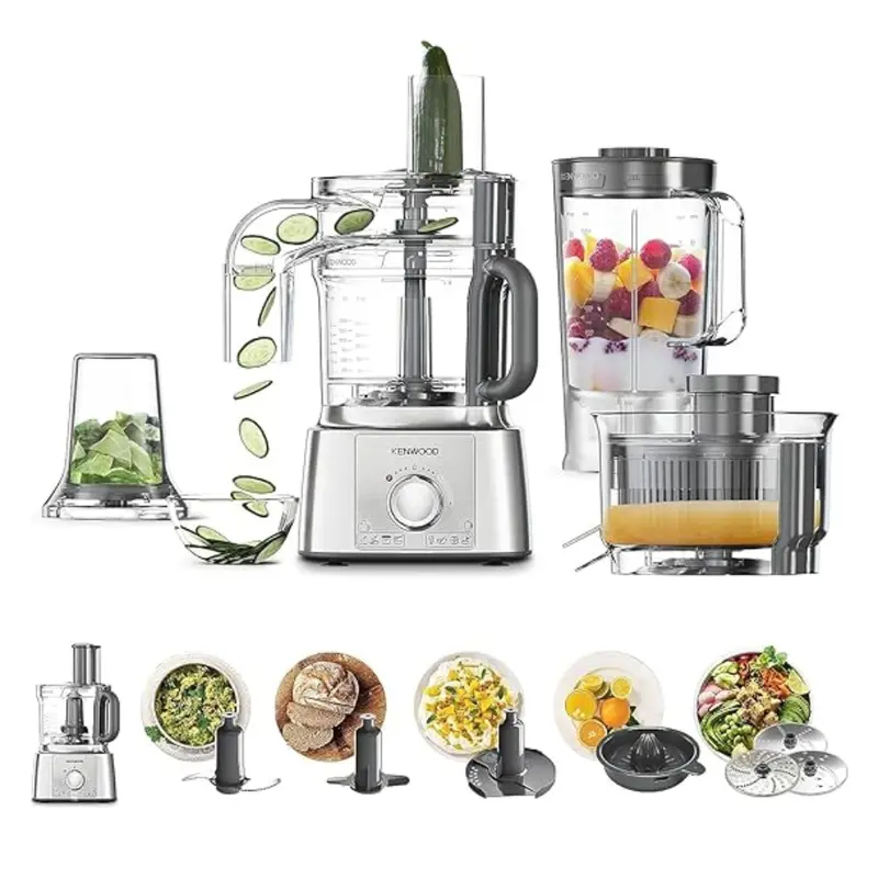 Kenwood Fdp65.880Si Professional Food Processor With Multiple Discs 1