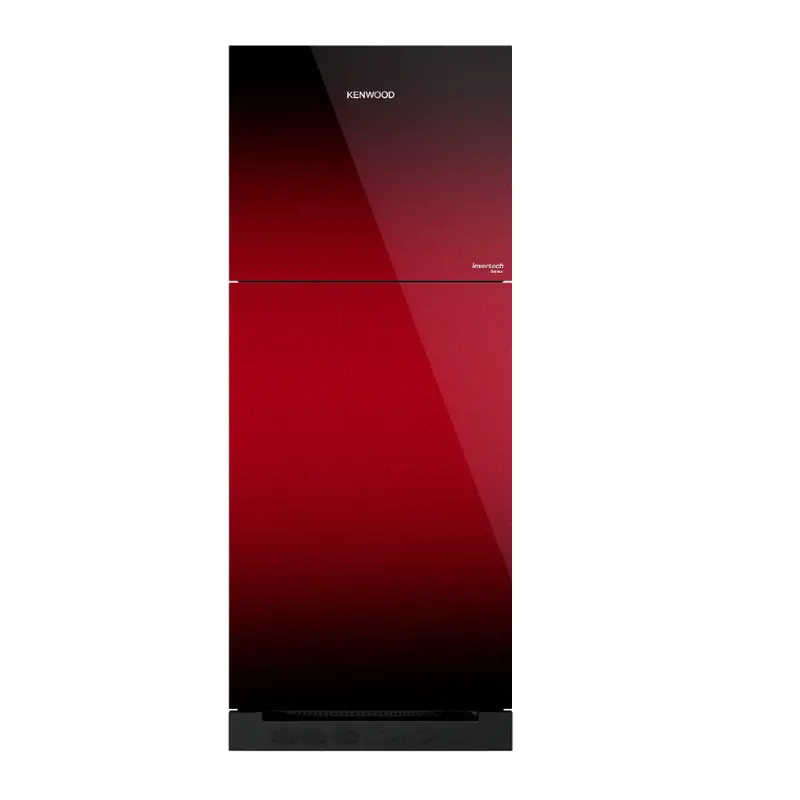 Kenwood Glass-Door Inverter Refrigerator – 255L Capacity (Krf-25557Gd Mrg Mahroon) 1