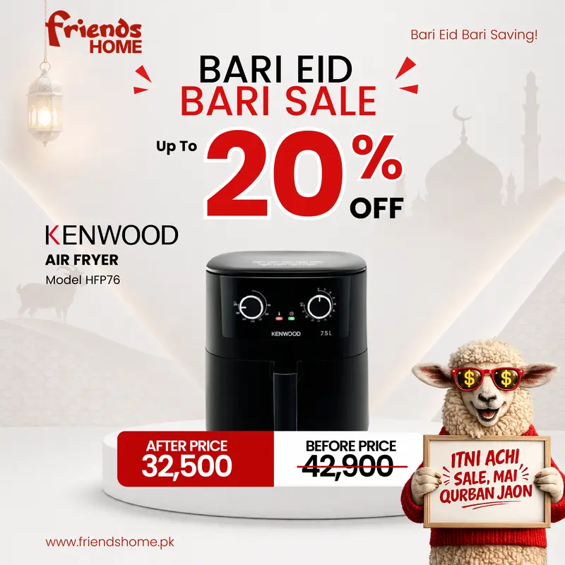 Kenwood Hfp76 Digital Air Fryer – 3.2L Capacity 1