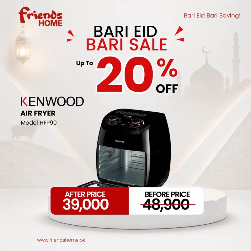 Kenwood Hfp90 Digital Air Fryer – 3.2L Compact Countertop Oven 1