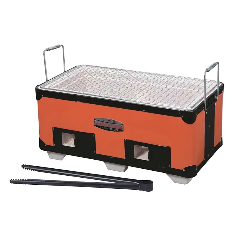 Kinka Rectangular Charcoal Konro Grill 1