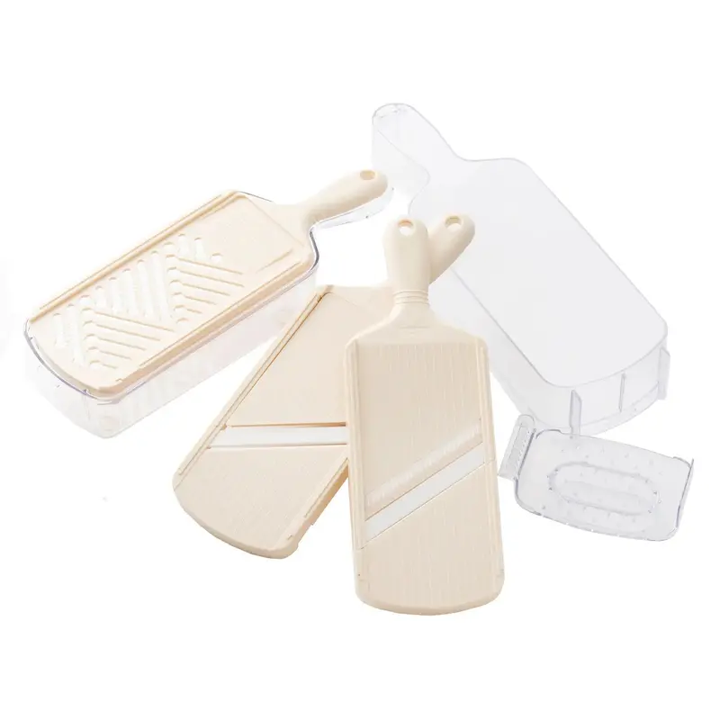 Kyocera 3-Piece Abs Multi-Function Mandoline Set – Grater, Slicer & Julienne Combo 1