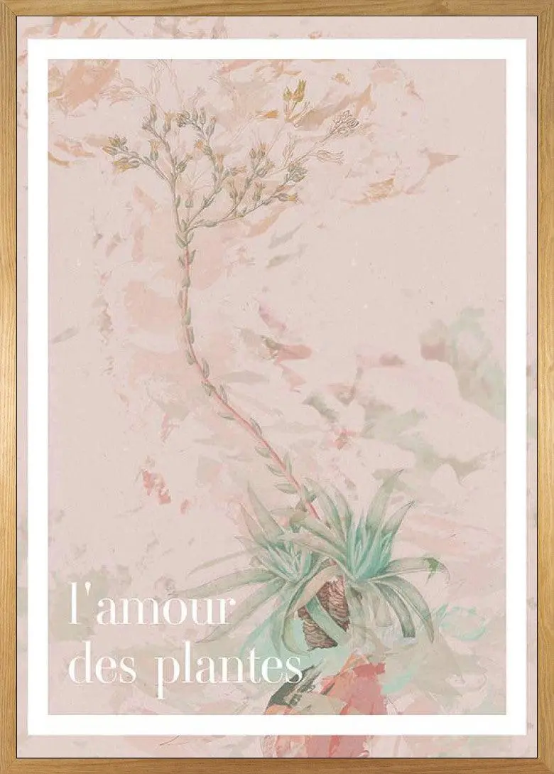 L'Amour Des Plantes French Botanical Art Print 1