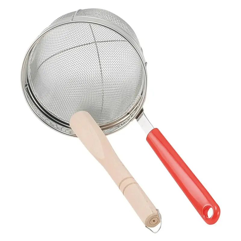 Little Wood Full-Featured Stainless Steel Miso Strainer With Pestle 1