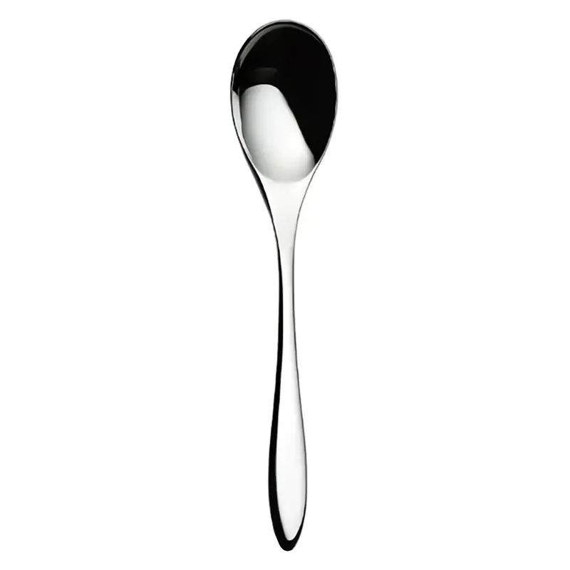 Luckywood Marille Stainless Steel Curved Dessert Spoon 1